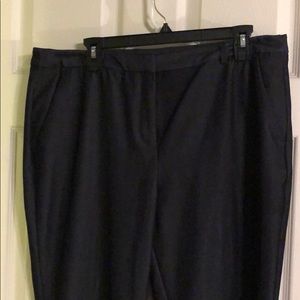 Dress pants with the look of dark jeans